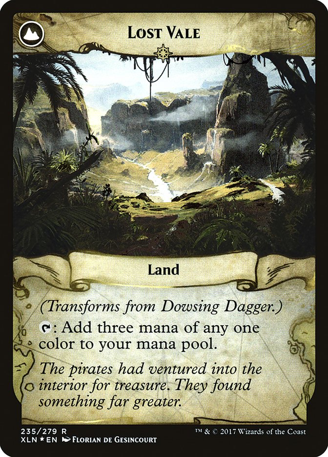 Dowsing Dagger // Lost Vale [Ixalan Prerelease Promos] | Yard's Games Ltd