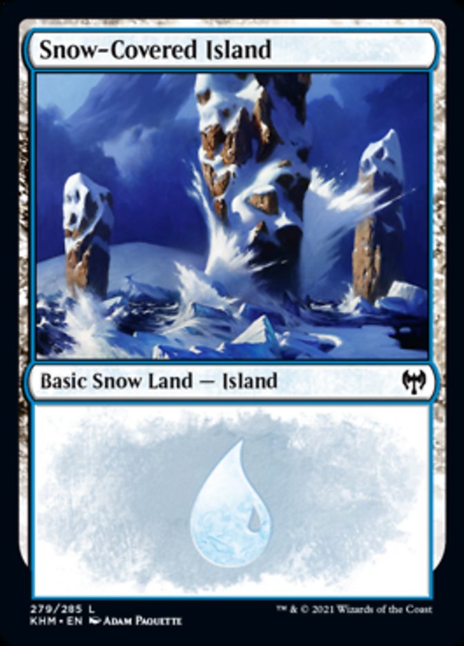 Snow-Covered Island (279) [Kaldheim] | Yard's Games Ltd