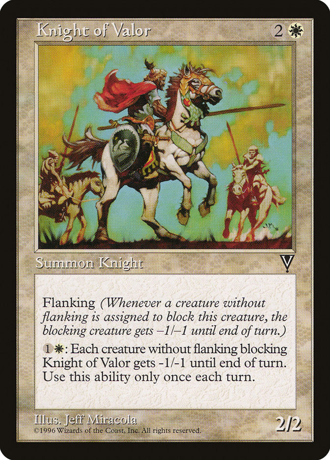 Knight of Valor [Visions] | Yard's Games Ltd