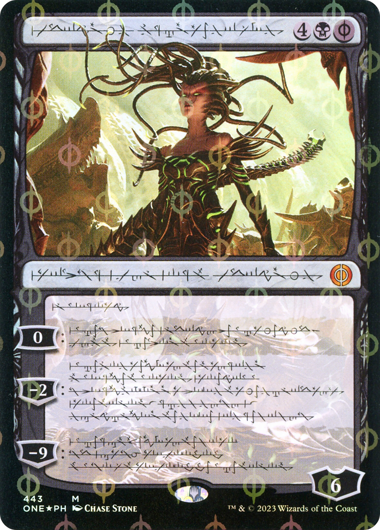 Vraska, Betrayal's Sting (Phyrexian Step-and-Compleat Foil) [Phyrexia: All Will Be One] | Yard's Games Ltd