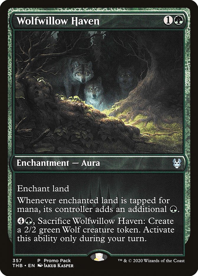 Wolfwillow Haven (Promo Pack) [Theros Beyond Death Promos] | Yard's Games Ltd