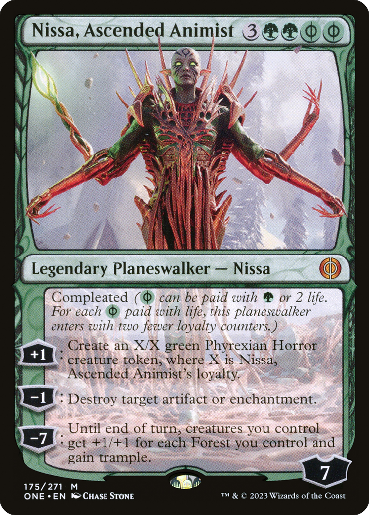 Nissa, Ascended Animist [Phyrexia: All Will Be One] | Yard's Games Ltd