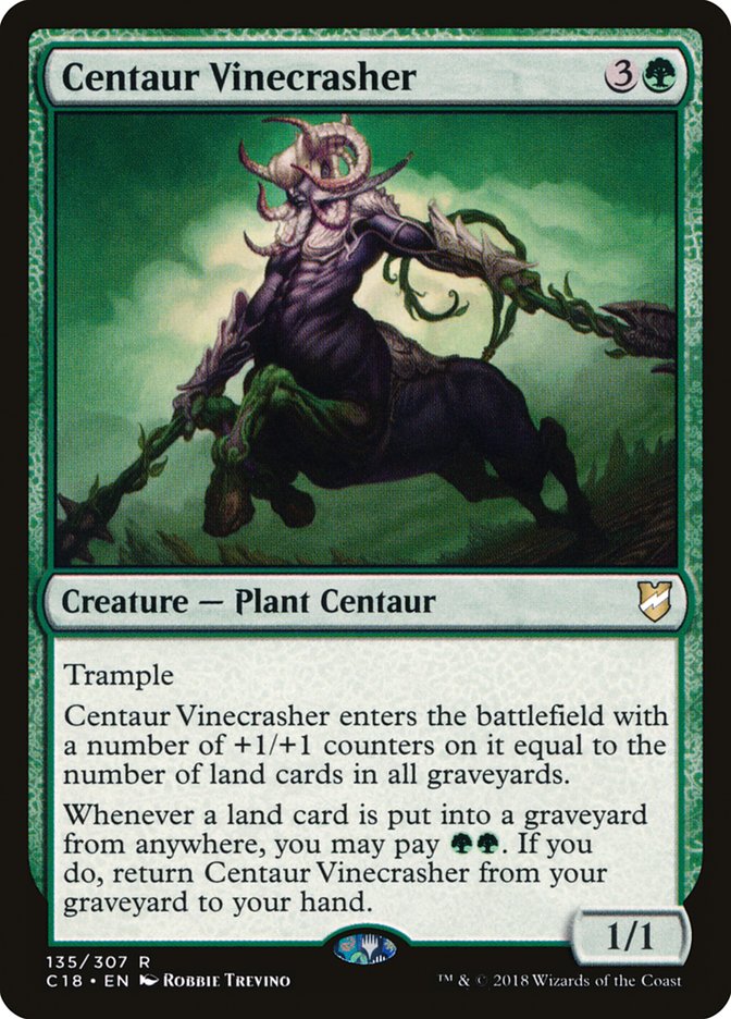 Centaur Vinecrasher [Commander 2018] | Yard's Games Ltd