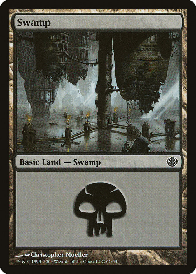 Swamp (61) [Duel Decks: Garruk vs. Liliana] | Yard's Games Ltd
