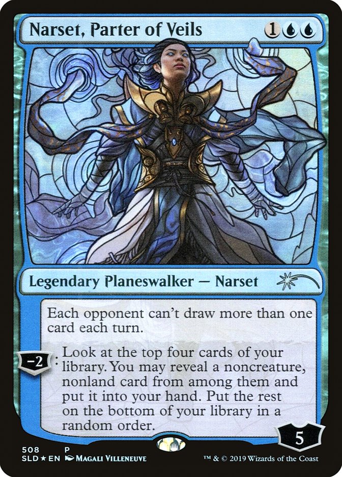 Narset, Parter of Veils (Stained Glass) [Secret Lair Drop Promos] | Yard's Games Ltd