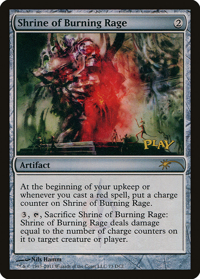 Shrine of Burning Rage [Wizards Play Network 2011] | Yard's Games Ltd