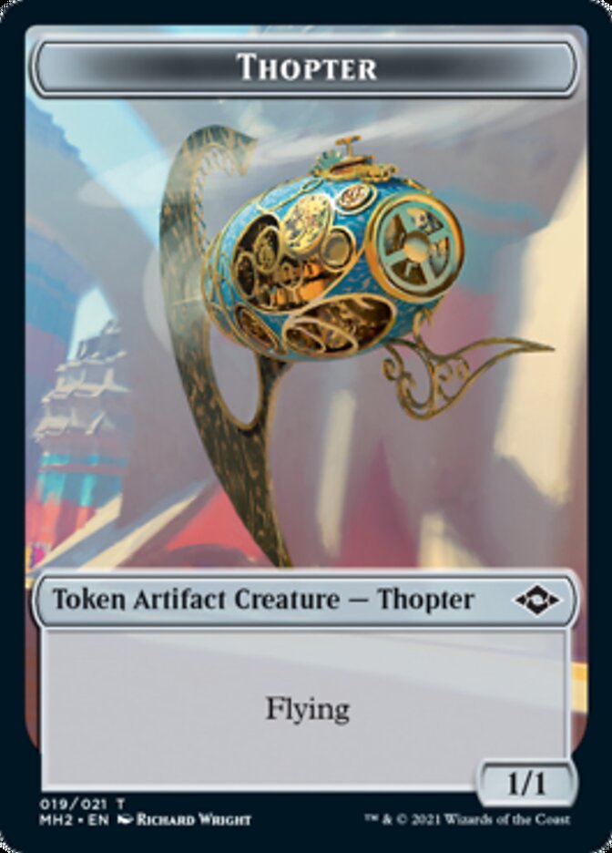 Thopter // Zombie Army Double-Sided Token [Modern Horizons 2 Tokens] | Yard's Games Ltd