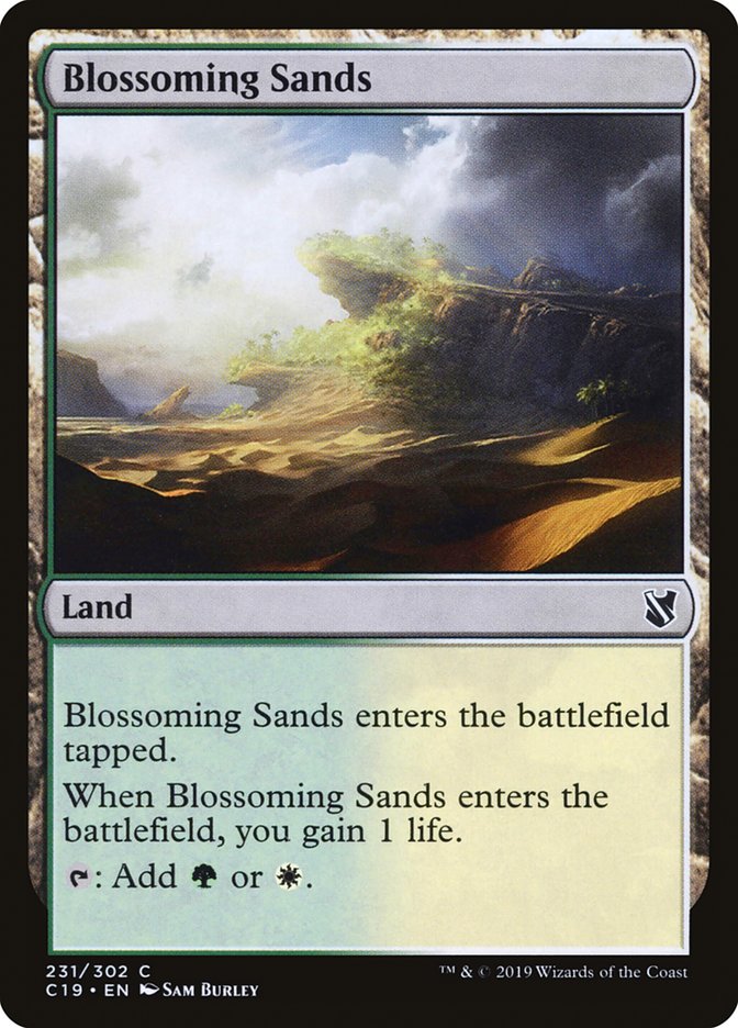 Blossoming Sands [Commander 2019] | Yard's Games Ltd