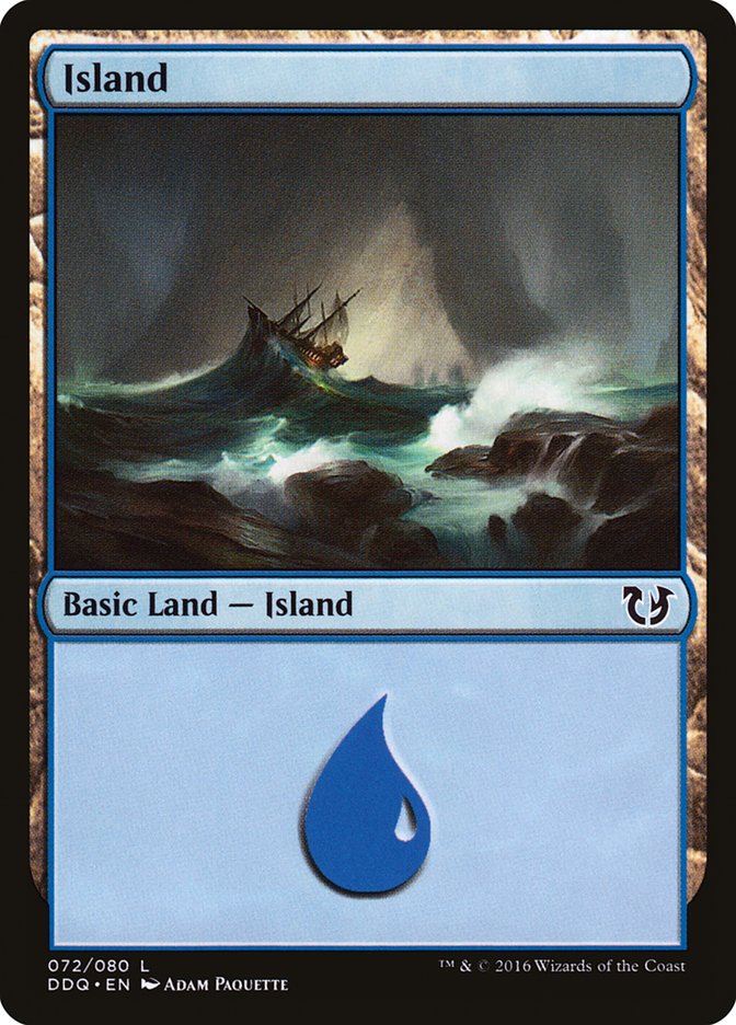 Island (72) [Duel Decks: Blessed vs. Cursed] | Yard's Games Ltd