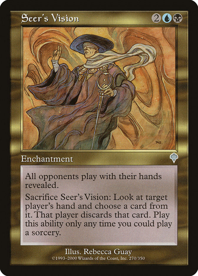 Seer's Vision [Invasion] | Yard's Games Ltd