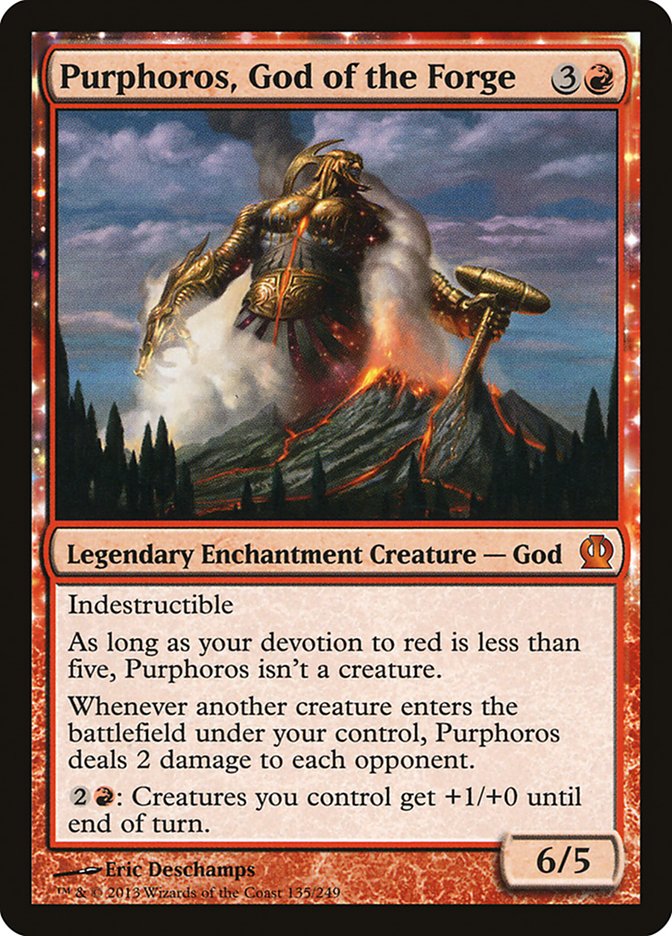 Purphoros, God of the Forge [Theros] | Yard's Games Ltd