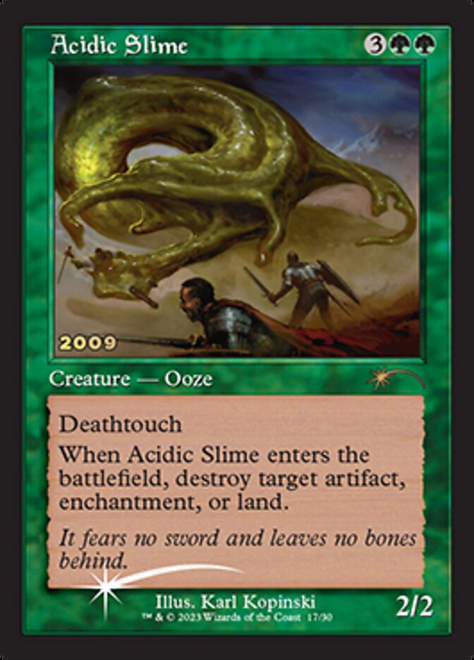 Acidic Slime [30th Anniversary Promos] | Yard's Games Ltd