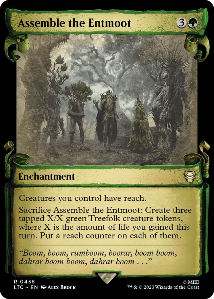 Assemble the Entmoot [The Lord of the Rings: Tales of Middle-Earth Commander Showcase Scrolls] | Yard's Games Ltd