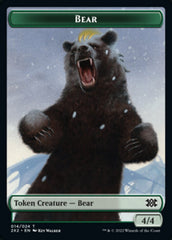 Bear // Vampire Double-Sided Token [Double Masters 2022 Tokens] | Yard's Games Ltd