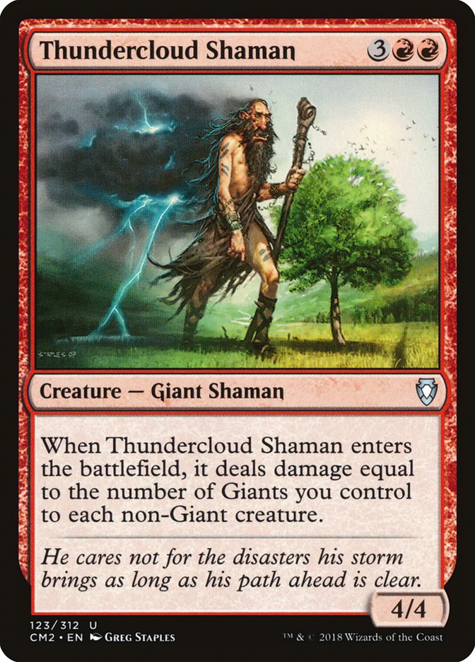 Thundercloud Shaman [Commander Anthology Volume II] | Yard's Games Ltd