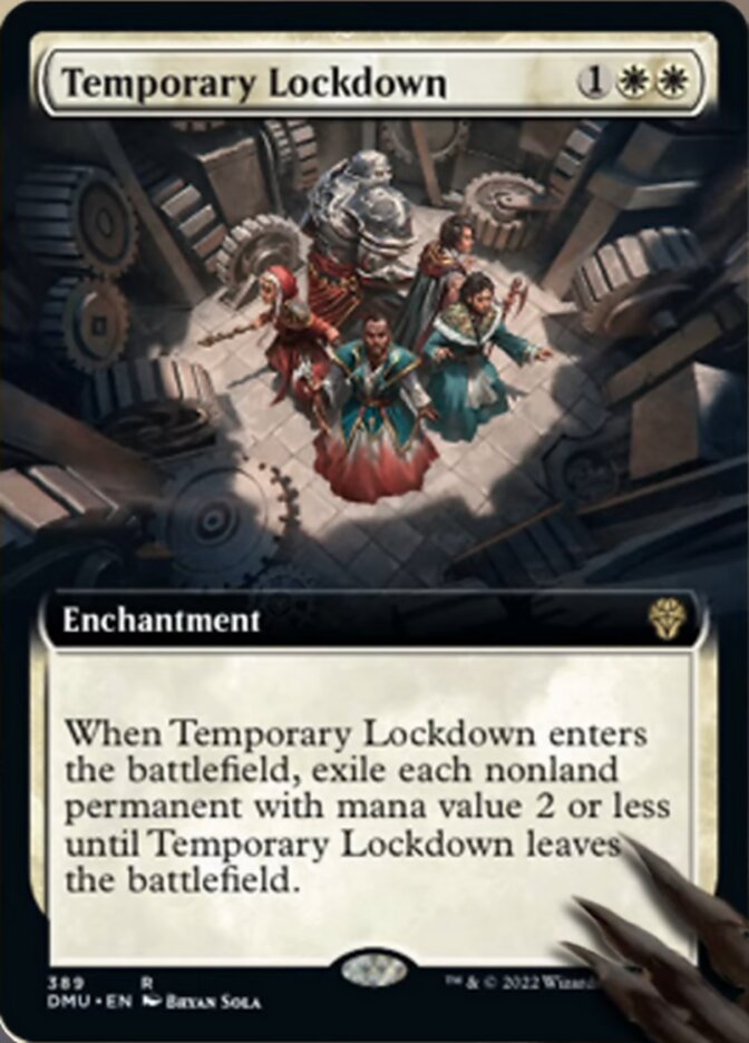 Temporary Lockdown (Extended Art) [Dominaria United] | Yard's Games Ltd