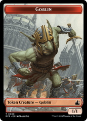 Goblin (0008) // Emblem - Domri Rade Double-Sided Token [Ravnica Remastered Tokens] | Yard's Games Ltd