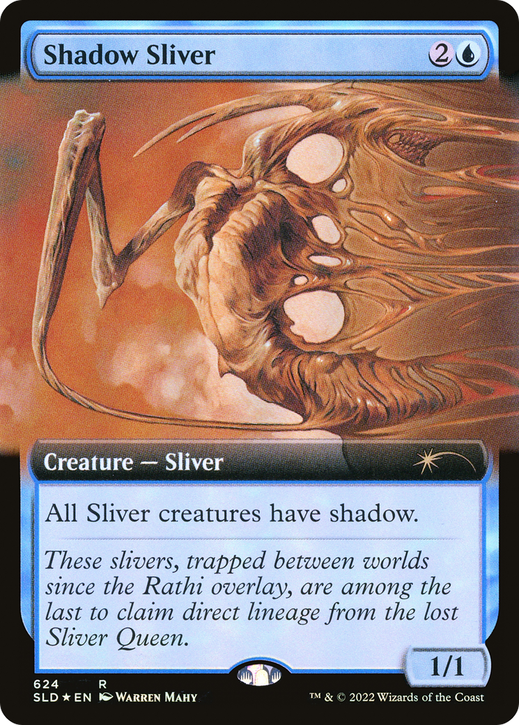 Shadow Sliver (Extended Art) [Secret Lair Drop Promos] | Yard's Games Ltd