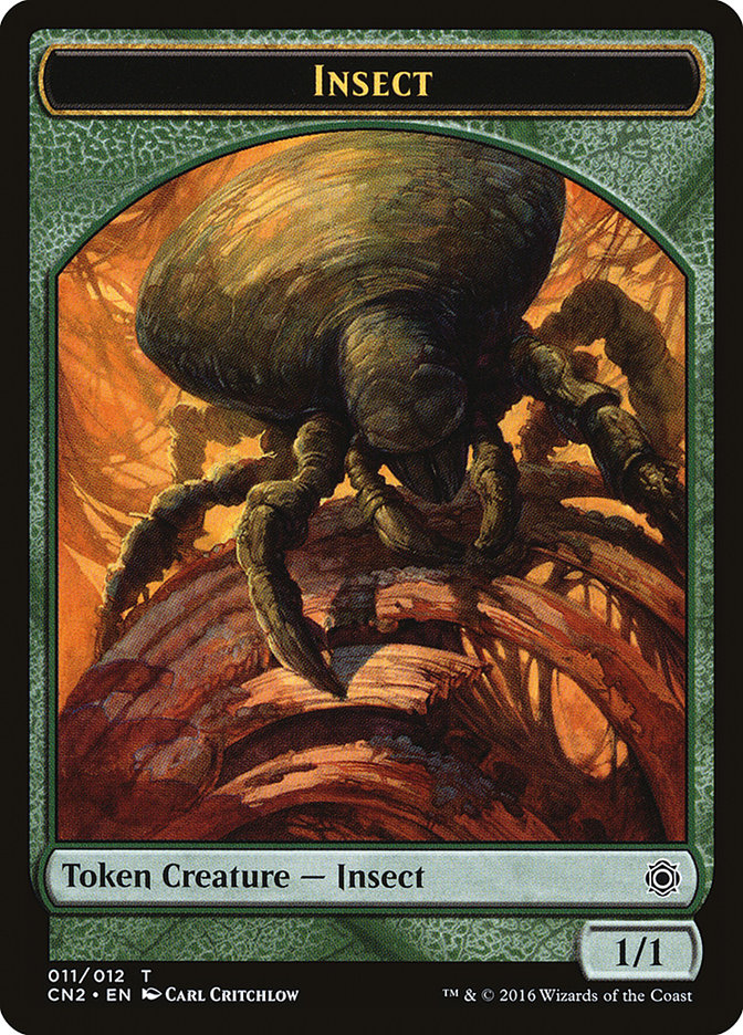 Insect Token [Conspiracy: Take the Crown Tokens] | Yard's Games Ltd