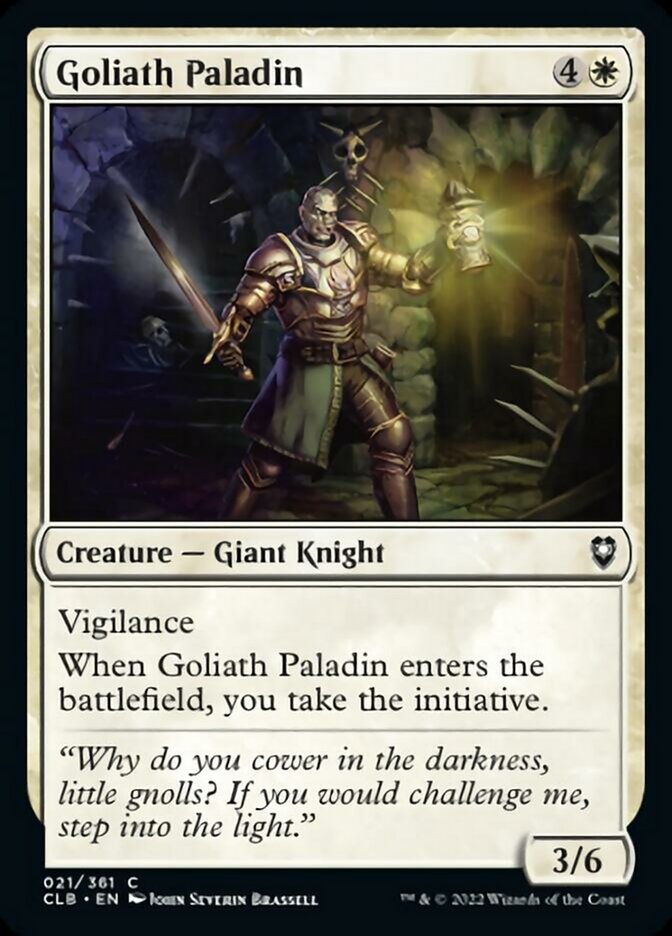 Goliath Paladin [Commander Legends: Battle for Baldur's Gate] | Yard's Games Ltd