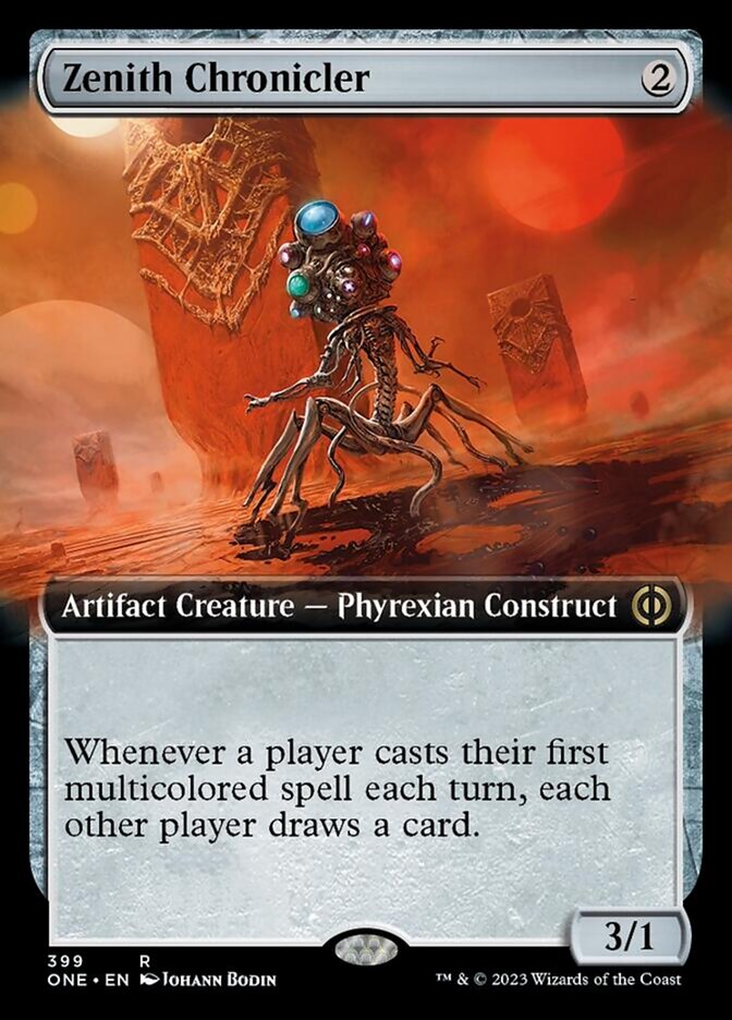 Zenith Chronicler (Extended Art) [Phyrexia: All Will Be One] | Yard's Games Ltd