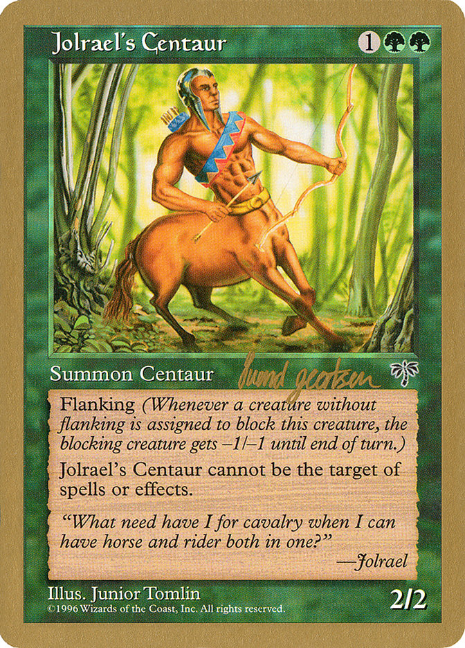 Jolrael's Centaur (Svend Geertsen) [World Championship Decks 1997] | Yard's Games Ltd