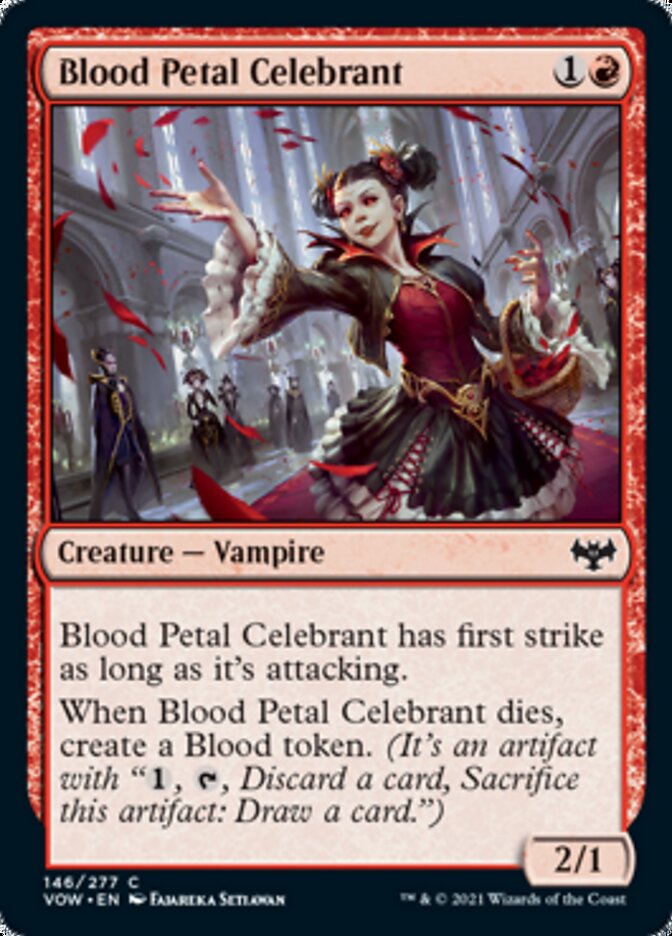 Blood Petal Celebrant [Innistrad: Crimson Vow] | Yard's Games Ltd