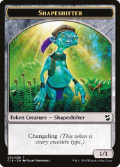 Zombie // Shapeshifter Double-Sided Token [Commander 2018 Tokens] | Yard's Games Ltd