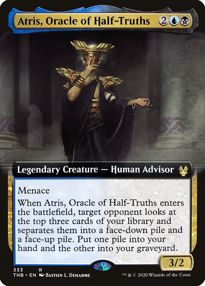 Atris, Oracle of Half-Truths (Extended Art) [Theros Beyond Death] | Yard's Games Ltd