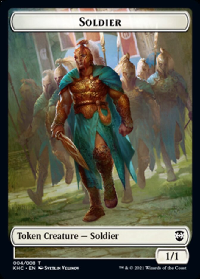 Soldier Token [Kaldheim Commander Tokens] | Yard's Games Ltd