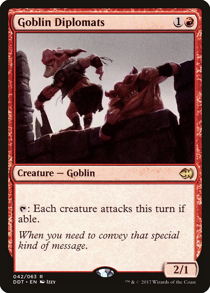 Goblin Diplomats [Duel Decks: Merfolk vs. Goblins] | Yard's Games Ltd