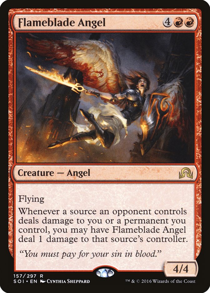 Flameblade Angel [Shadows over Innistrad] | Yard's Games Ltd