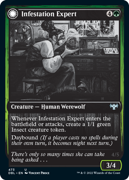 Infestation Expert // Infested Werewolf [Innistrad: Double Feature] | Yard's Games Ltd