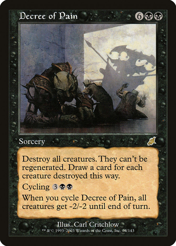 Decree of Pain [Scourge] | Yard's Games Ltd
