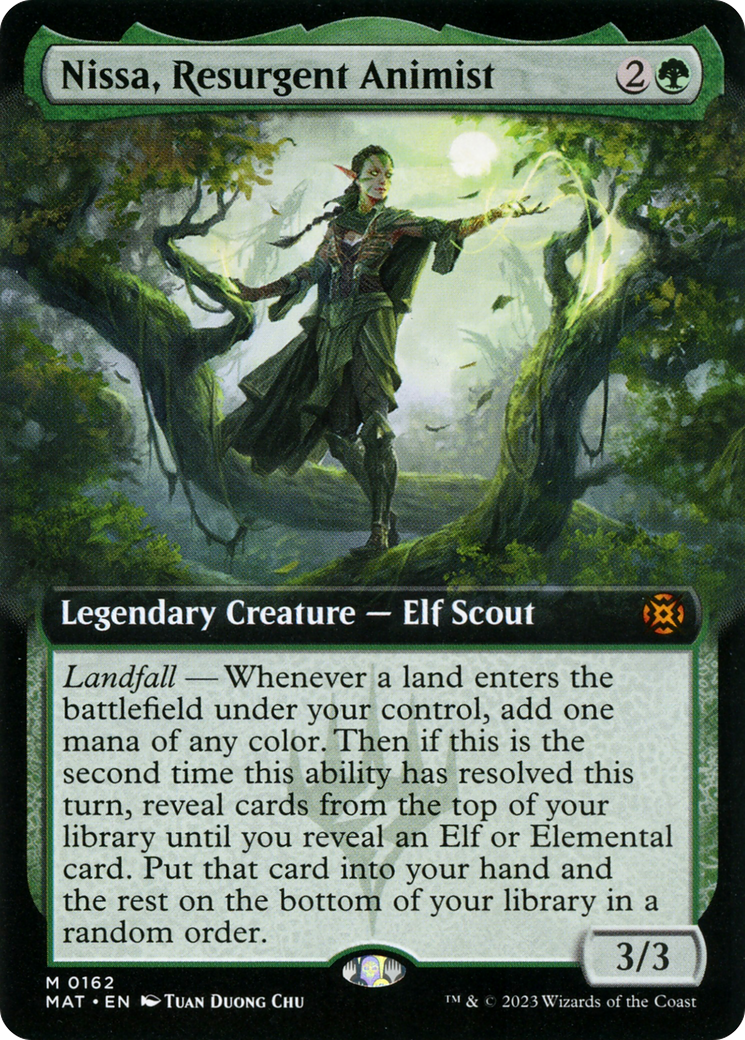 Nissa, Resurgent Animist (Extended Art) [March of the Machine: The Aftermath] | Yard's Games Ltd