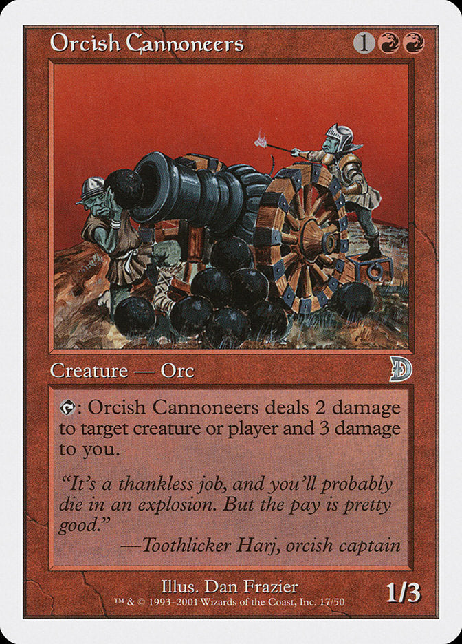 Orcish Cannoneers [Deckmasters] | Yard's Games Ltd