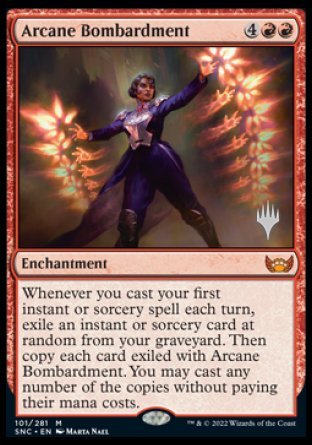 Arcane Bombardment (Promo Pack) [Streets of New Capenna Promos] | Yard's Games Ltd