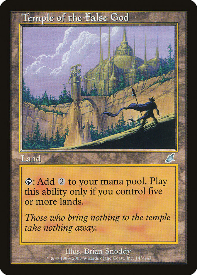 Temple of the False God [Scourge] | Yard's Games Ltd