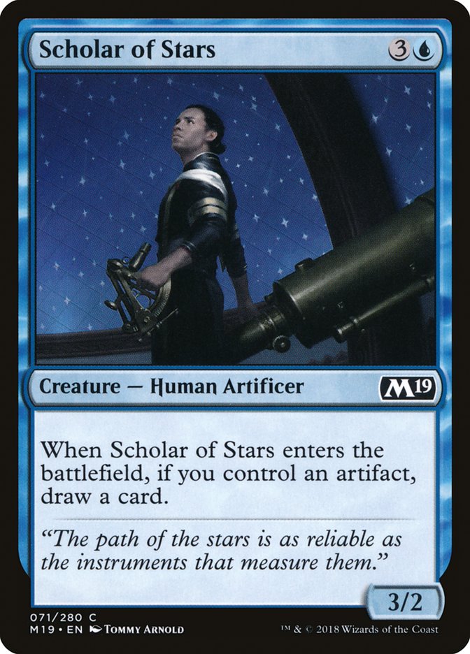 Scholar of Stars [Core Set 2019] | Yard's Games Ltd