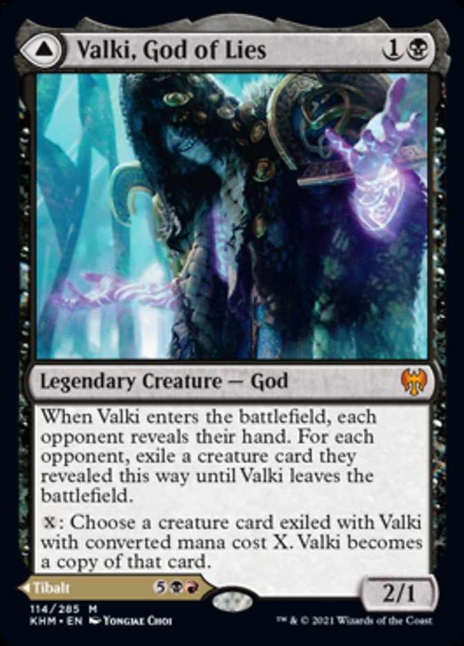 Valki, God of Lies // Tibalt, Cosmic Impostor [Kaldheim] | Yard's Games Ltd