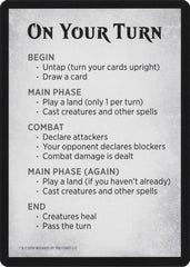 Rules Card [War of the Spark Tokens] | Yard's Games Ltd