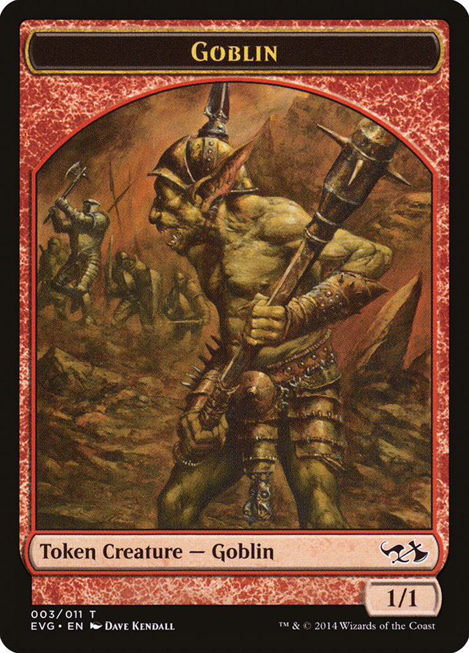 Goblin Token (Elves vs. Goblins) [Duel Decks Anthology Tokens] | Yard's Games Ltd