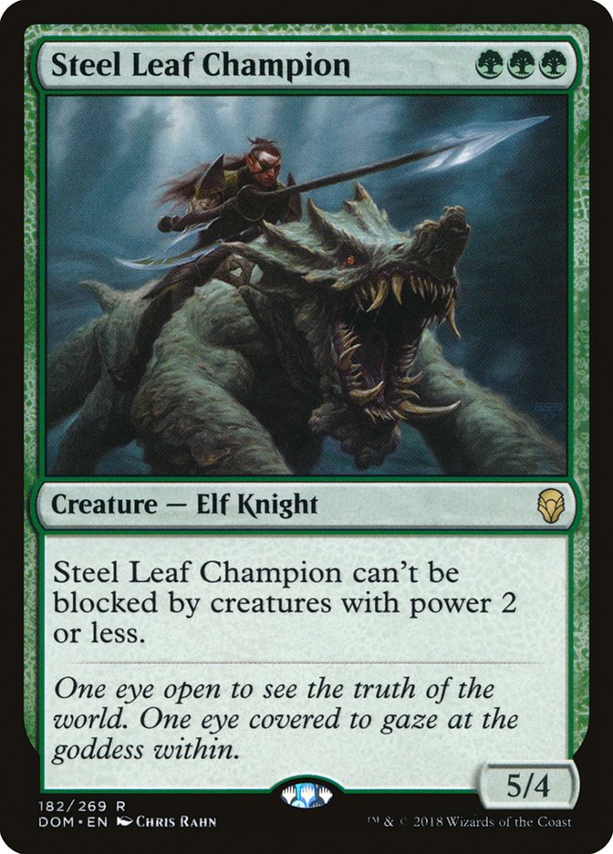 Steel Leaf Champion [Dominaria] | Yard's Games Ltd