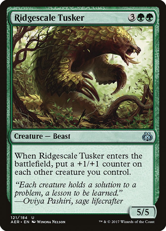 Ridgescale Tusker [Aether Revolt] | Yard's Games Ltd