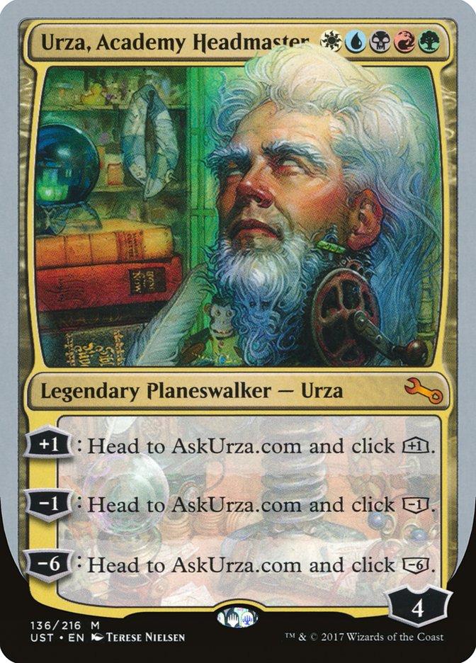 Urza, Academy Headmaster [Unstable] | Yard's Games Ltd