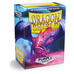 Dragon Shield: Standard 100ct Sleeves - Purple (Matte) | Yard's Games Ltd
