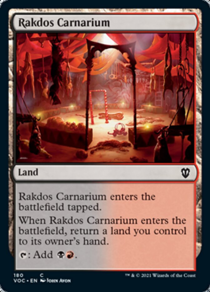Rakdos Carnarium [Innistrad: Crimson Vow Commander] | Yard's Games Ltd