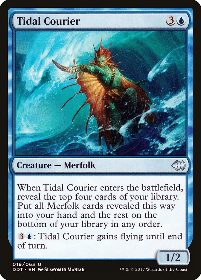 Tidal Courier [Duel Decks: Merfolk vs. Goblins] | Yard's Games Ltd