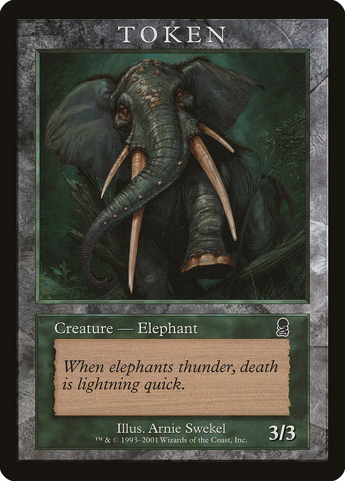 Elephant Token [Magic Player Rewards 2002] | Yard's Games Ltd
