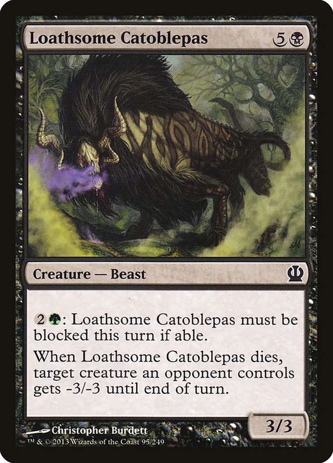 Loathsome Catoblepas [Theros] | Yard's Games Ltd